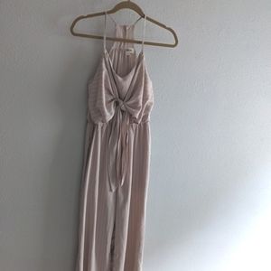 Listicle blush dressy jumpsuit